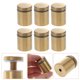 thumbnail image 3 of ColoMX Tornillos de repuesto de metal de 8 piezas de metal soportes de letrero de pie de pared tornillos de montaje de vidrio hardwares, 3 of 8