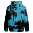 thumbnail image 7 of Pullover Sweatshirt Plain Hoodies Men's Novelty Color Block Pullover Fleece Hoodie Long Sleeve Casual Sweatshirt with Pocket, 7 of 7