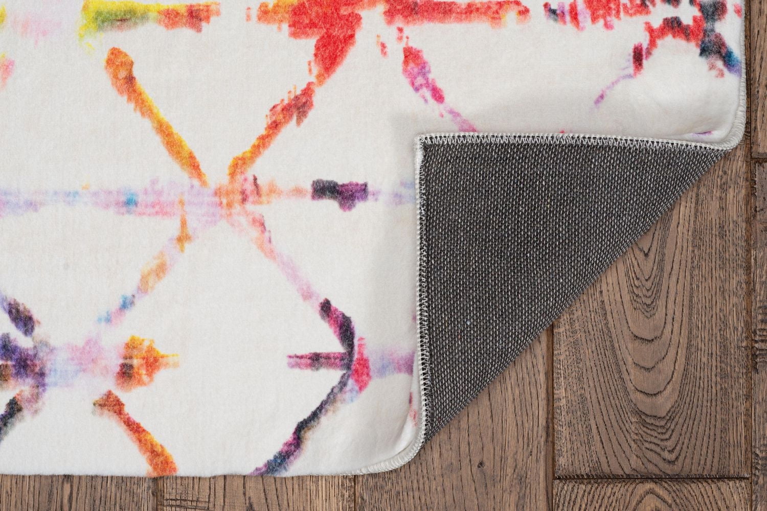 Motif Printed Faux Rabbit Felix Ivory & Multi 5 ft. x 7 ft. Area Rug