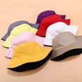 thumbnail image 7 of Visland Unisex Bucket Hat Simple Fisherman Cap UV Packable Reversible Sun Hat for Women Men, 7 of 7