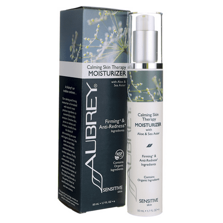 Aubrey Calming Skin Therapy Moisturizer with Aloe & Sea Aster 1.7 fl oz (Best Skincare For Rosacea And Sensitive Skin)