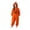 Z57-Orange, variant on LILIYA Halloween Jumpsuit for Little Girls, Halloween Pumpkin Theme Romper, Polyester Fleece Fabric, Warm Bodysuit for Trick or treating Celebration 8-9 Years