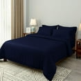 thumbnail image 7 of Subrtex 300 Thread Count Tencle Cotton 2-Pack Pillowcase (King/CK,Navy), 7 of 7