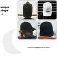 thumbnail image 6 of HOMEMAXS 10 Pcs Cap Hat Brim Accessories 16.50X11.00X0.10CM White, 6 of 8