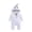 White, variant on Bmisegm Baby Bodysuit Shark Hooded Long Sleeve Romper Jumpsuit In Solid Color for Cute Outfit Baby Rompers Girl,White,3-6 Months