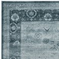 thumbnail image 5 of SAFAVIEH Vintage Tryik Traditional Area Rug, Light Blue/Dark Blue, 4' x 5'7", 5 of 7