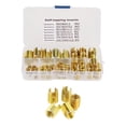thumbnail image 3 of Brass Tone Self Tapping Thread Inserts Set, Repair Tool for Thread Insert Tool, 3 of 7