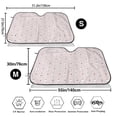 thumbnail image 3 of Balery Cute Poodle Dog Print Car Windshield Sun Shade,Windshield Sunshade for Car Pickup Truck SUV Accessories-Small, 3 of 7