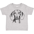 thumbnail image 3 of Inktastic Dachshund Sketch Portrait Boys or Girls Toddler T-Shirt, 3 of 5
