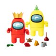 thumbnail image 2 of Pack de 2 Figuras coleccionables Among Us color Rojo y Amarillo 16 cms con Accesorios, 2 of 7