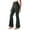 Dark Green |#3, variant on Womens Dress Pants Stretchy Business Casual Flare Trousers Petite Lightweight Pull On Office Slacks with Pockets (Brown,L)