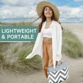 thumbnail image 5 of Tirrinia Outdoor Portable Waterproof Blanket with Shoulder Strap, 50”x 60” Camping Blanket, Beach Picnic Blankets, Sandproof Foldable Blankets, Lightweight for Spring Summer Camping, 5 of 7