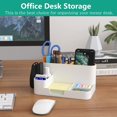 thumbnail image 2 of Office Desktop Storage Organizer ,Pen Holder,Pencil Cup,Sticky Note Tray,Paperclip Storage and Cosmetic Organizer., 2 of 5