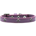 thumbnail image 5 of Dog, Puppy  Pet Widget Fashion Collar, "Silver Fleur De Lis", 5 of 10