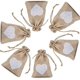 thumbnail image 1 of Bolsas de dulces para regalos 25 piezas Bolsas de yute Bolsas de boda Lámparas de Navidad Bolsas de dulces para regalos Bolsas de joyería llenas de lavanda, 1 of 5