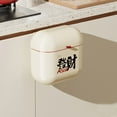 thumbnail image 6 of lanema 9L/12L Hanging Trash Bin with Lid Space Saving for Kitchen Countertop or Bathroom Wall Mount Trash Can, 6 of 20