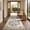 Cream/Blue, variant on Area Rug 3x8 Runner Rugs - Washable Vintage Oriental Farmhouse Thin Indoor Carpet for Living Room Bedroom Hallway Entryway Kitchen Under Dining Table Home Office - Brown Blue