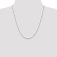thumbnail image 2 of Leslie's 14K White Gold 1.5mm Diamond-Cut Rope Chain (Weight: 4.53 Grams, Length: 22 Inches), 2 of 5