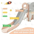 Interactive Kids Slide Playset 9 in 1 with Freestanding Spaceship