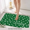 thumbnail image 3 of Lucky Shamrock, Door Mat&nbsp;Indoor Outdoor Entrance, Non Slip Rug for Kitchen Bathroom Entryway Rug, St. Patrick's Day Irish Clover Green Washable Doormat Floor Mat 20x31.5 Inch, 3 of 8