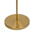 thumbnail image 4 of Majestic Brass Ring Base Curved Floor Lamp with Triangle White Drum Shade,Gold,White Brass Lighting Living Room Lighting, 4 of 4