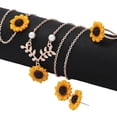 thumbnail image 2 of Conjunto de Joyas de flores de terre Yinane 5 Piezas Boho, 2 of 5