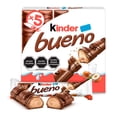 thumbnail image 5 of Galletas Kinder Bueno con relleno cremoso a base de leche y avellanas y cobertura de chocolate con leche 107.5 g, 5 of 5