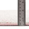 thumbnail image 4 of Rugs.com Moroccan Trellis Collection Rug – 8 Ft Round Ivory And Pink Medium Rug Perfect For Kitchens, Dining Rooms, 4 of 8