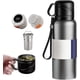 thumbnail image 1 of Botella de infusor de té, botella de agua aislada de acero inoxidable, vaso de té aisl al aspirra, vaso aisl con infusor y tapa de taza, visualización de temperatura, gran capacidad, 1 of 3