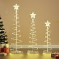thumbnail image 2 of Outdoor Christmas Decorations Lighted Spiral Tree Set of 3, Led Warm White Birch Tree 4 Feet 6 Feet and 8 Feet, Lighted Tree For Indoor Christmas Decor, Party, Garden, Yard, Wedding, Holiday, 2 of 7