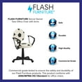 thumbnail image 4 of Flash Furniture Soccer Swivel Task Office Chair with Arms, 4 of 12