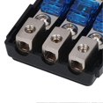 thumbnail image 3 of 1 In 3 Ways Out ANL Fuse Holder Audio Amplifier Fuse Holder 60A Fuse Distribution Block for Car, 3 of 5