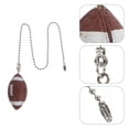thumbnail image 2 of KAKOWELY 2 piezas de cadena colgante con forma de rugby, lámpara colgante, adorno para lámpara colgante, 2 of 5