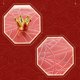 thumbnail image 4 of Fiudx Frutero de 5 Compartimentos para Aperitivos, Elegante Diseño Rojo, Versátil para Frutos Secos, Dulces y Más, Fácil de Limpiar, Compacto y Portátil, 25,3 X 25,3 X 9,5 Cm, 4 of 6