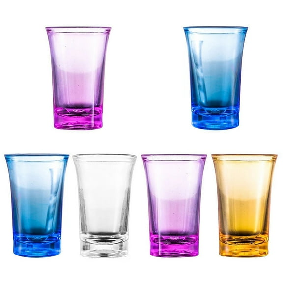 6-Pack 1.2 Oz Heavy Base Shot Glasses for Whiskey and More | Party Bar Set