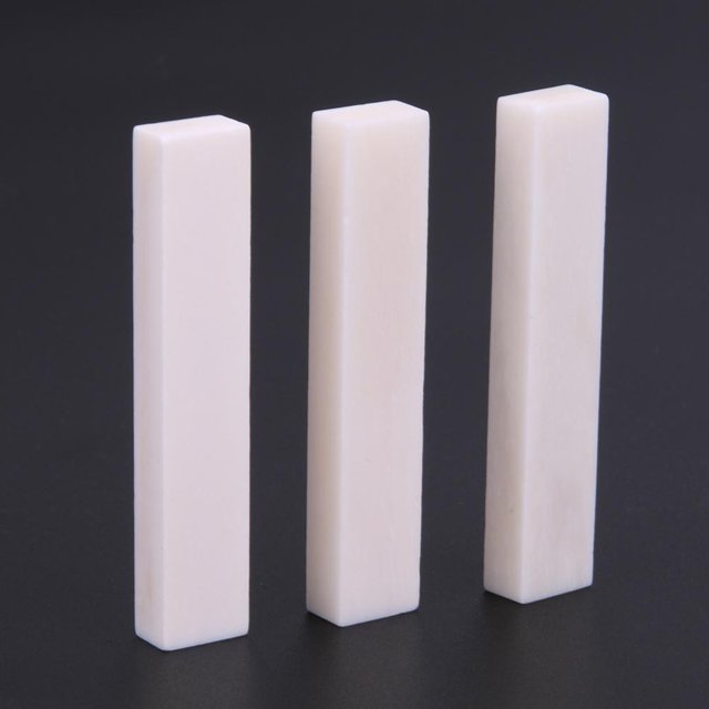 Tuerca de hueso en blanco para bajo de guitarra accesorios de