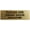 Brushed Gold, variant on Signs ByLITA Basic Please Use Front Door Right Sign - Laser-Engraved Lettering | Durable ABS Plastic | Vibrant Colors | Powerful Foam Tape (Brushed Gold) - Small