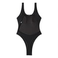 thumbnail image 5 of MDUKONU Women's Modest Full Coverage Swimsuit Comfortable Swimsuit Black L, 5 of 7