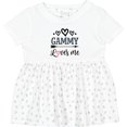 thumbnail image 3 of Inktastic Gammy Loves Me Grandchild Girls Baby Dress, 3 of 5