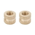thumbnail image 2 of Insert en Laiton Insert en Laiton Moulé Insert M4 Cylindre en Laiton Moulé Rond Insert Insert Écrous Encastrés M4x6x6.3; 30 Pcs, 2 of 8