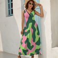 thumbnail image 2 of Leopard Print Pattern King Size Sleeveless Dress Dresses Summer Women Dresses Clothing Woman Dresses Dress, 2 of 7