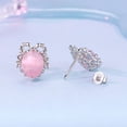 thumbnail image 2 of Bow Tie Stud Earrings 925 Sterling Silver Lightweight Comfortable Everyday Earrings, 2 of 9