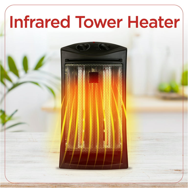 BLACK+DECKER Indoor Space Heater, Infrared Heater with E-Save