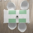 thumbnail image 3 of Ambesonne Llama Place Mats Set of 4, Candy Cane Hearts, Standard Size, Mint Green Multicolor, 3 of 4
