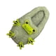 thumbnail image 2 of Pantuflas de felpa de rana, zapatos deslizantes de animales, pantuflas peludas suaves antideslizantes cálidas de dibujos animados, zapatos de interior Verde 40 A 41 Yinane Zapatillas calientes, 2 of 8