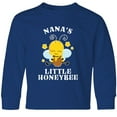 thumbnail image 3 of Inktastic Cute Bee Nana's Little Honeybee with Stars Long Sleeve Youth T-Shirt, 3 of 5
