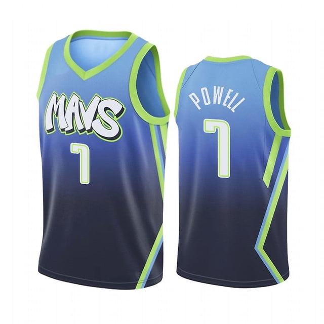 Camiseta Dallas Mavericks No.7 Dwight Powell-XXL- BmatwkZeng Bmatwe Jersey