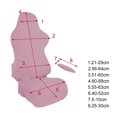 thumbnail image 1 of serony Housse de Chaise de Jeu Douce pour Housses Rotatives Chaise de Jeu d'Ordinateur Housse de Protection Inclinable de Course Housse en polyester pour Chaise de Jeu Rose Clair, 1 of 9