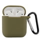 thumbnail image 1 of Compatible con funda AirPods con llavero, funda protectora de silicona prémium a prueba de golpes para estuche de carga AirPods 2 y 1 (Airpods 1, rojo), 1 of 5