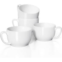 24 oz soup bowl with handlee coffee cup set
